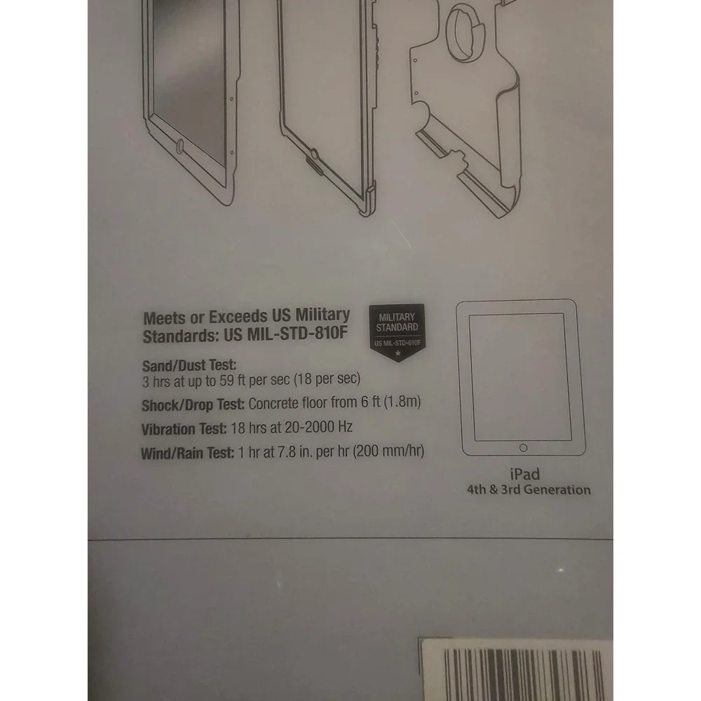 Targus SafePort Rugged Max Pro iPad Case 4th & 3rd Gen Black THD044US NEW